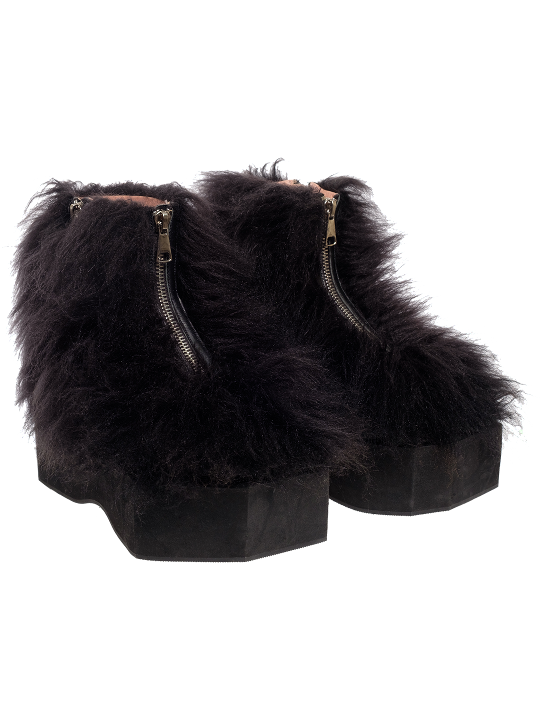 Furry Box Boots