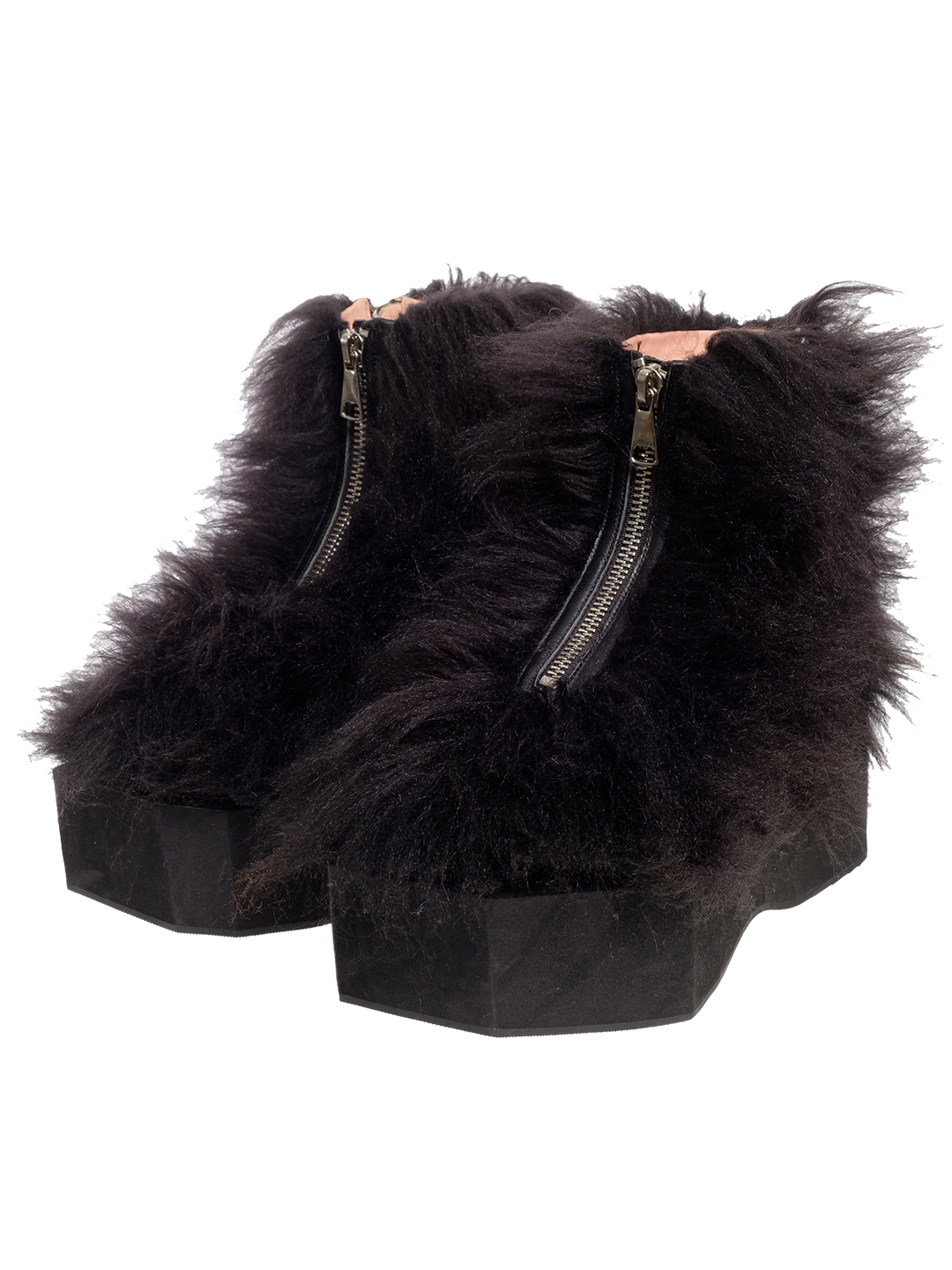 Furry Box Boots
