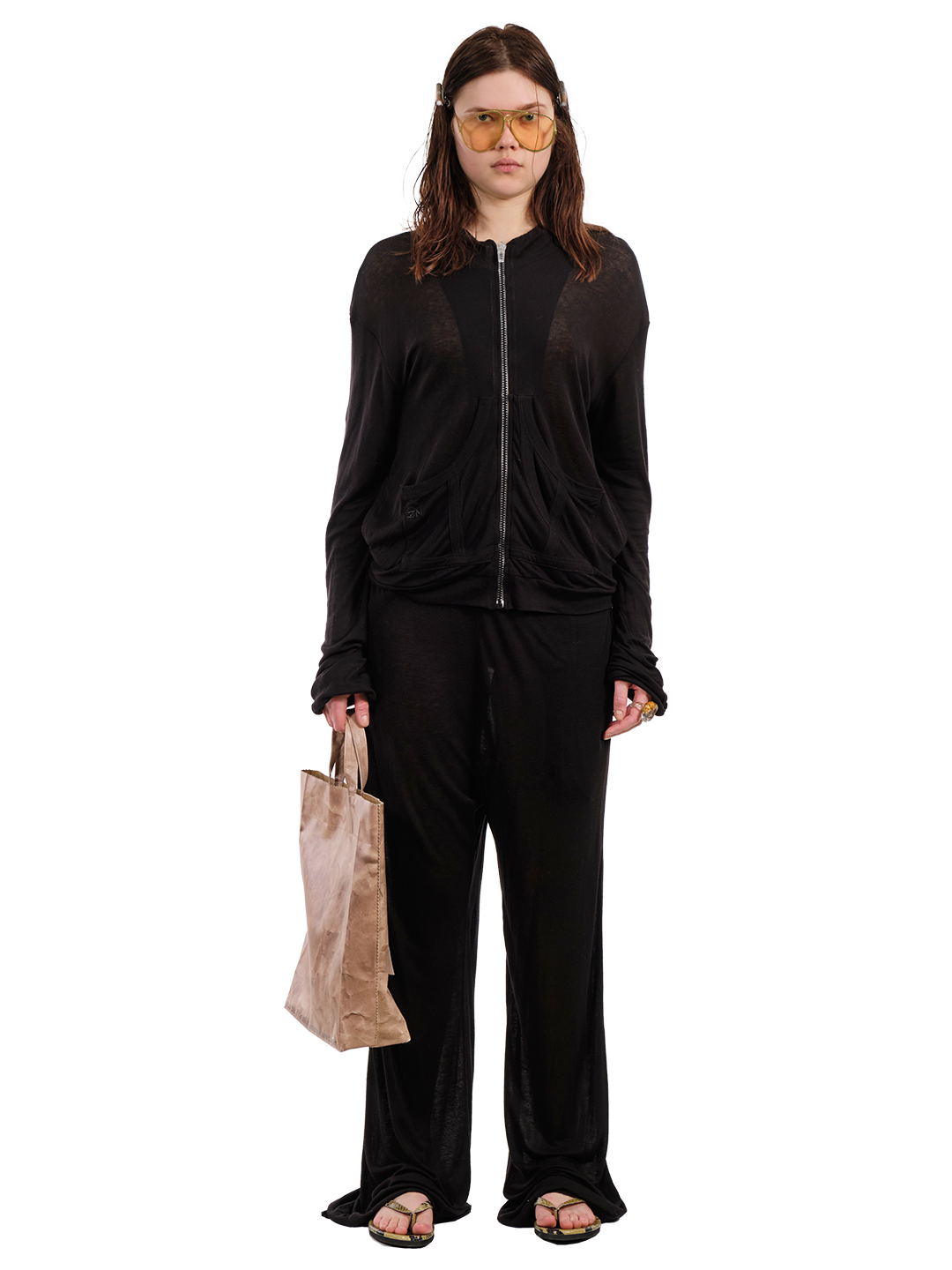 MESH UNDERWEAR HOODIE
