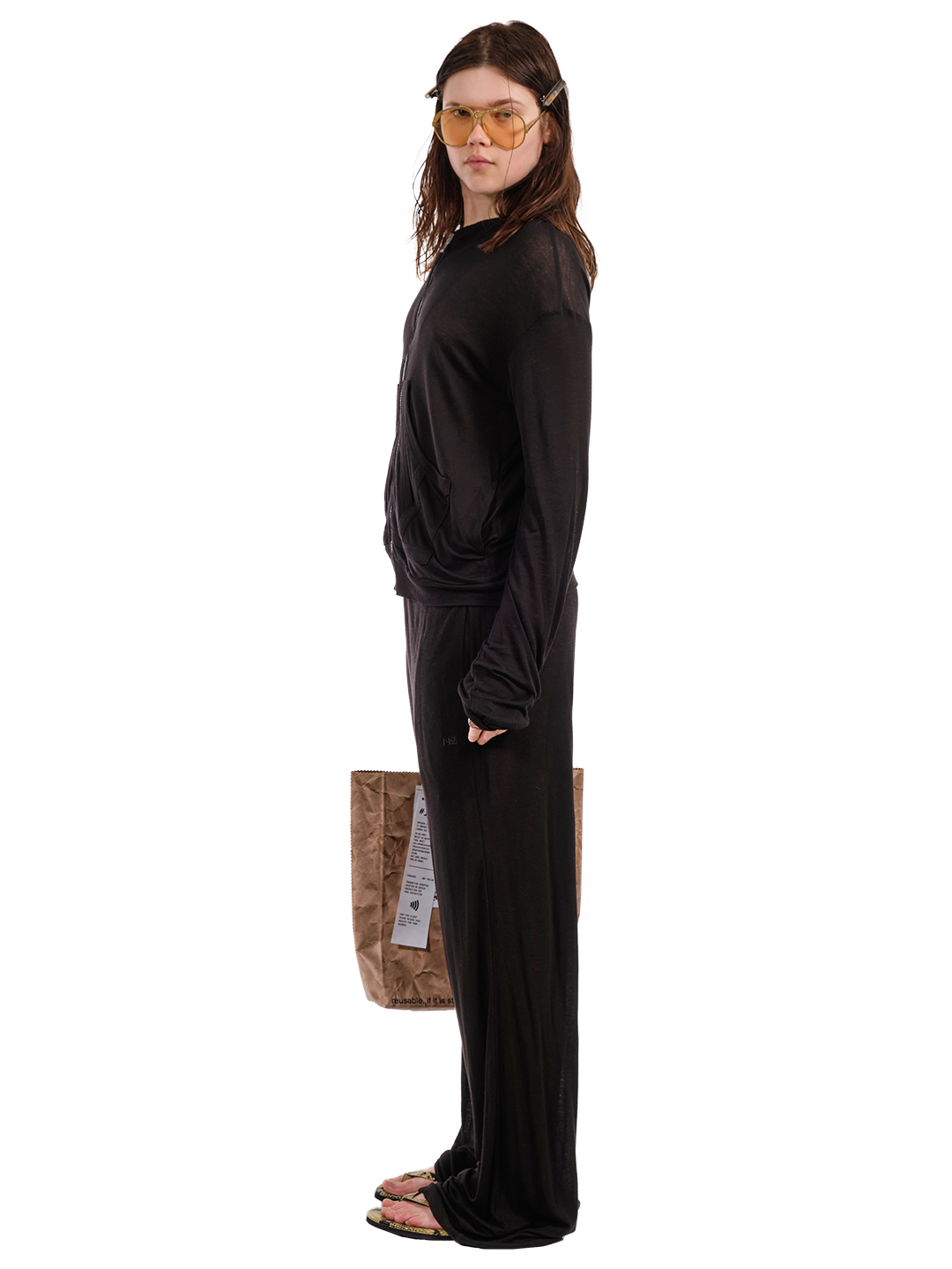 MESH UNDERWEAR HOODIE