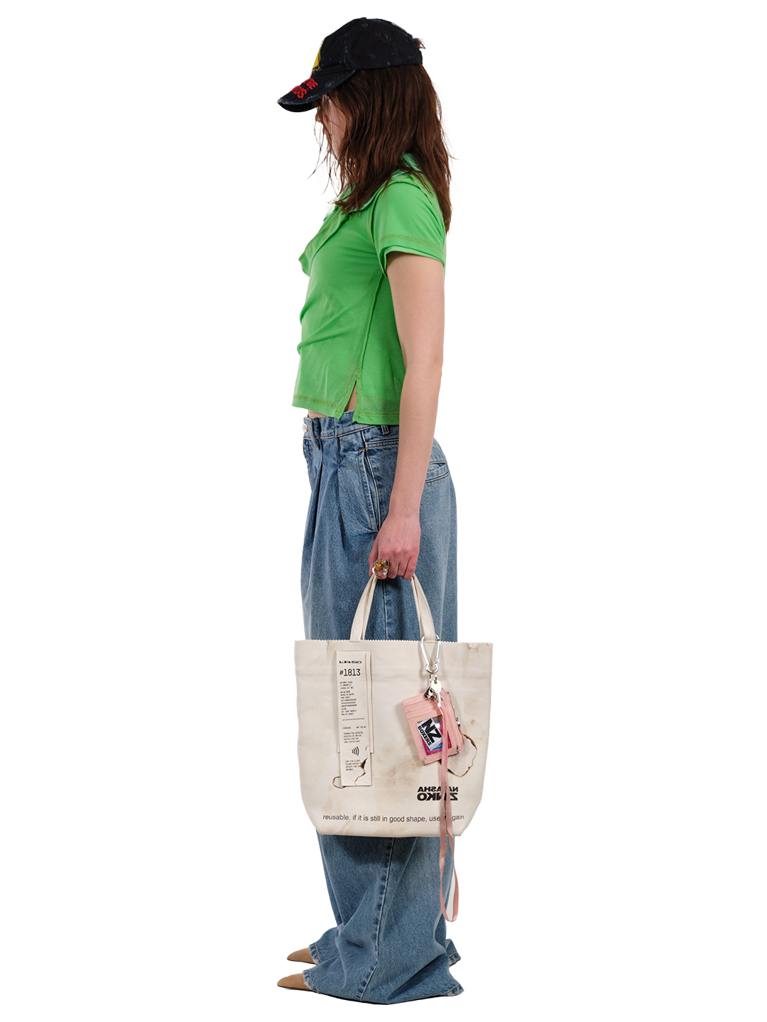 PLEATED JEANS