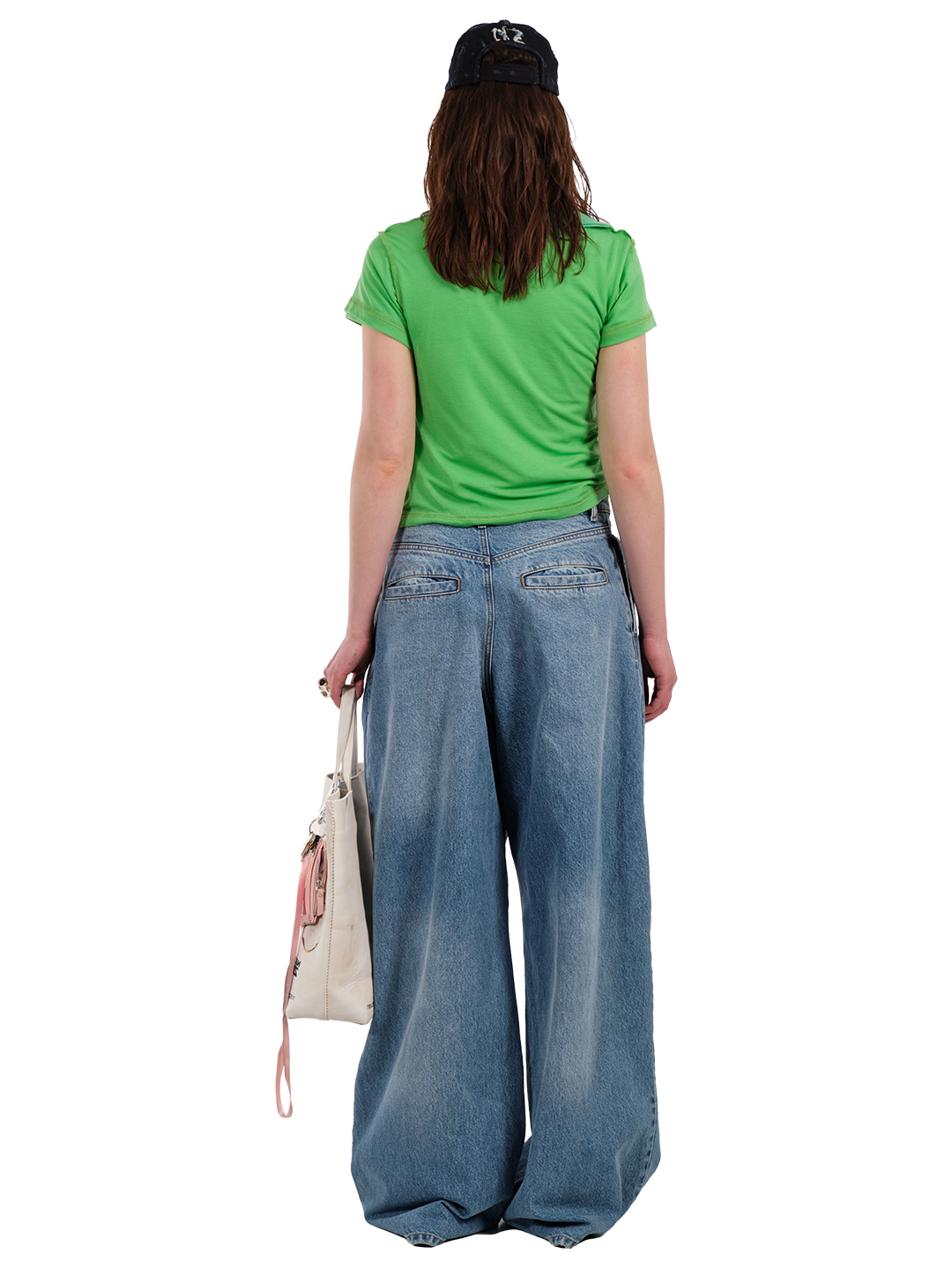 PLEATED JEANS