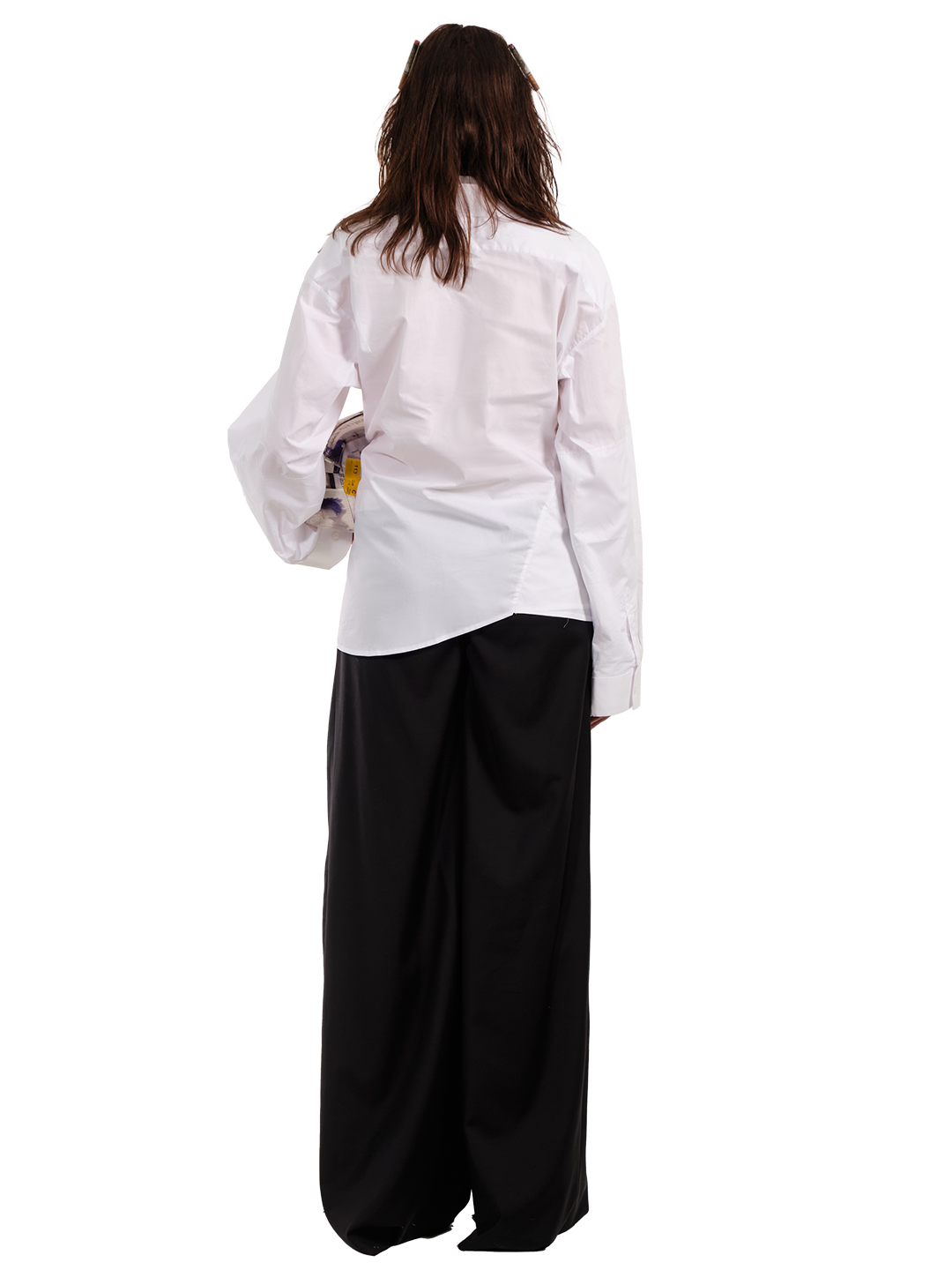 TWISTED DOUBLE COTTON SHIRT