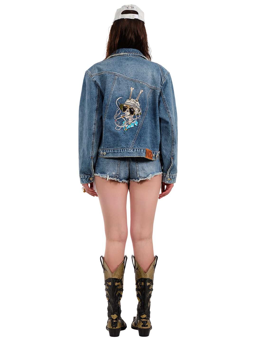 DENIM MINI SHORTS