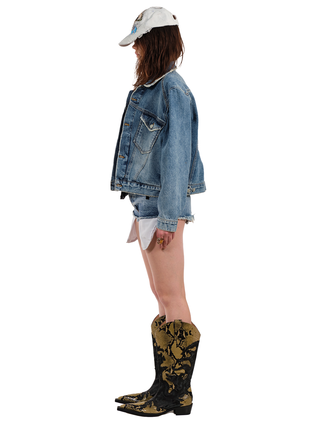 DENIM MINI SHORTS