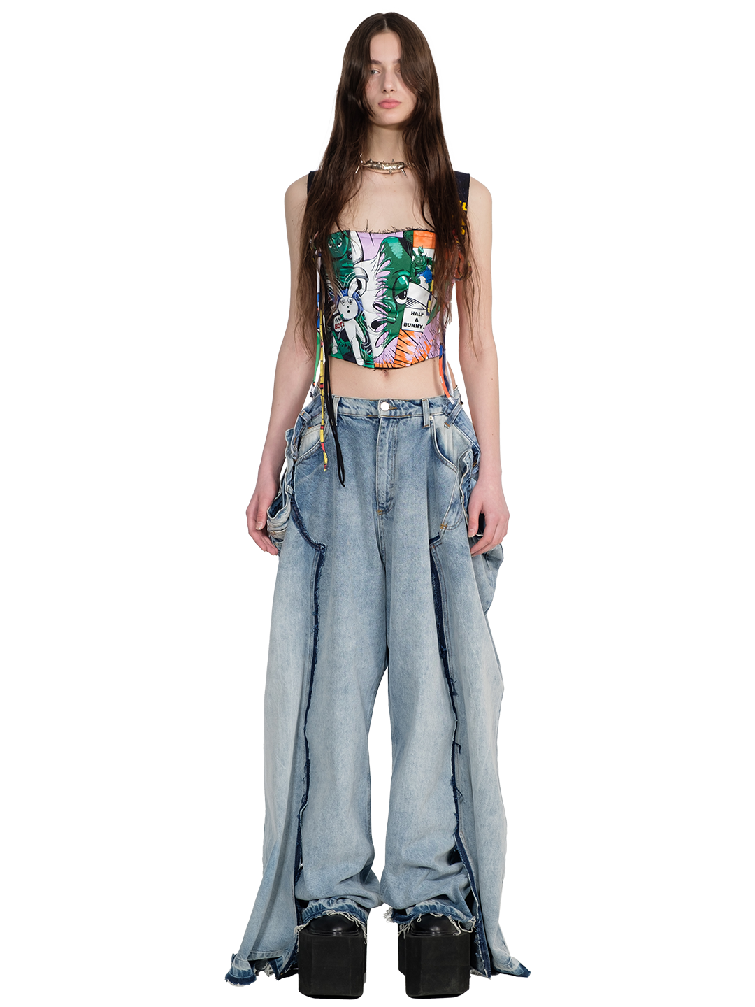 Split Double Jeans