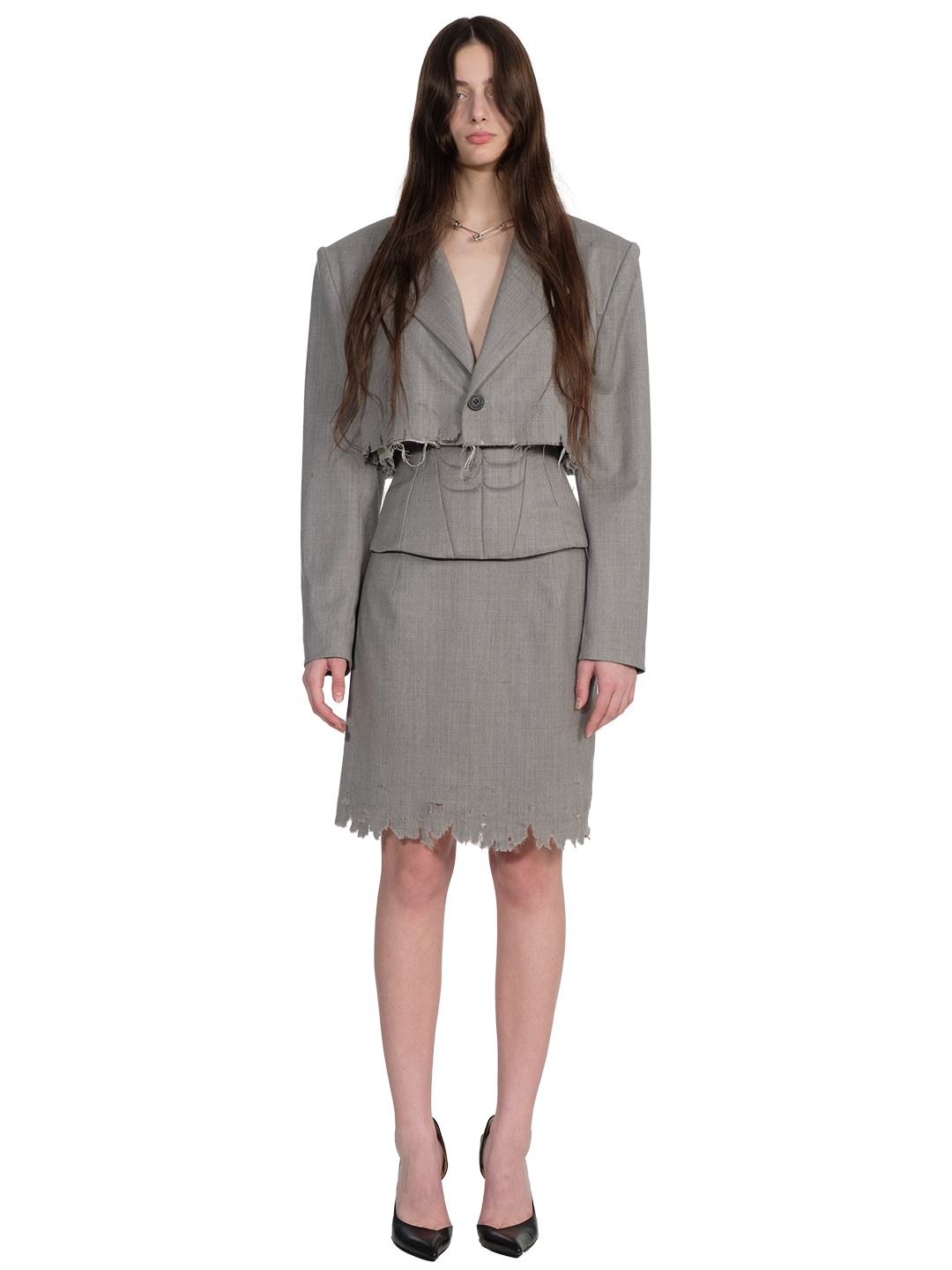 DESTROYED OFFICE SKIRT