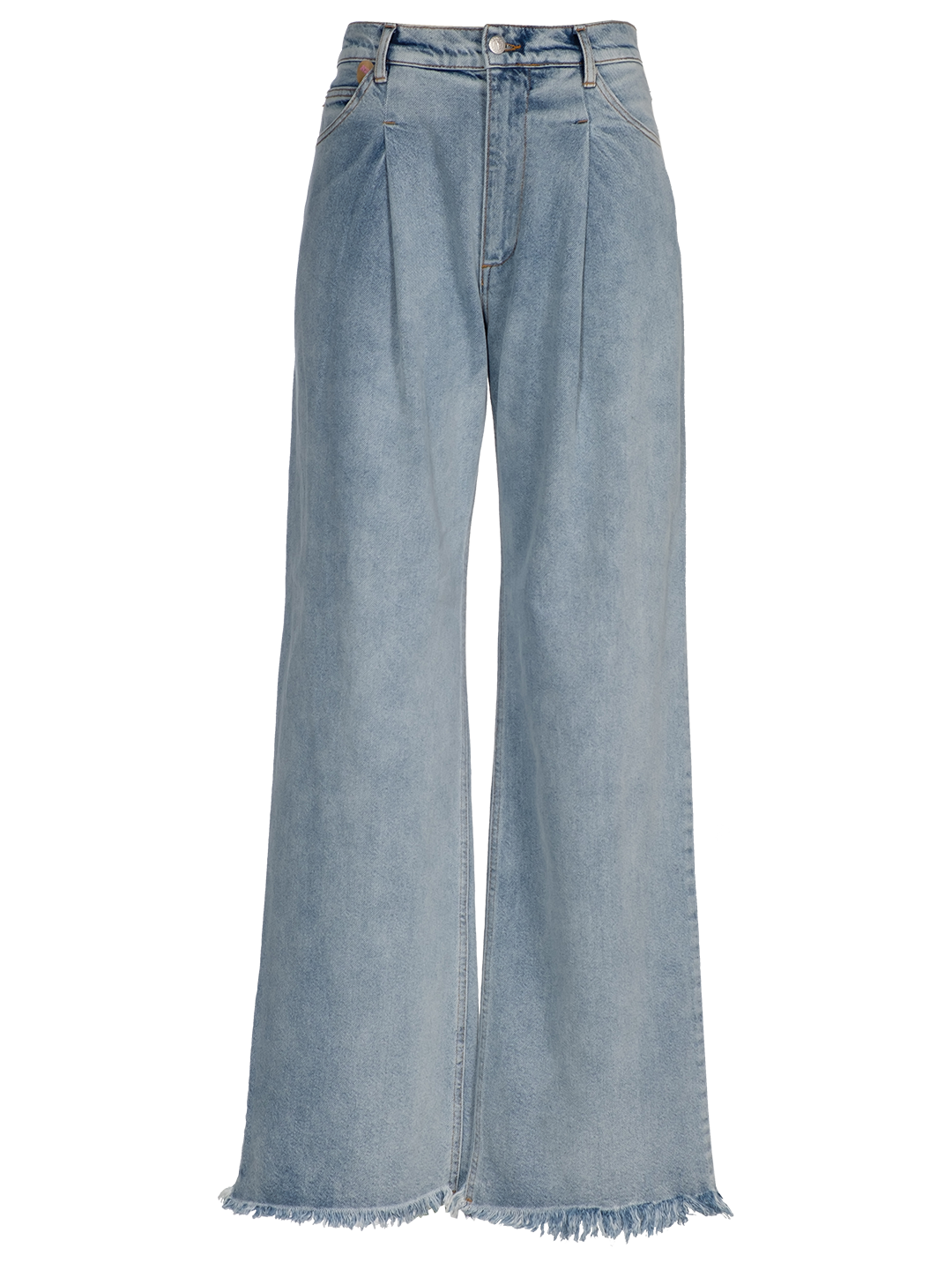 Pleated Waist Jeans