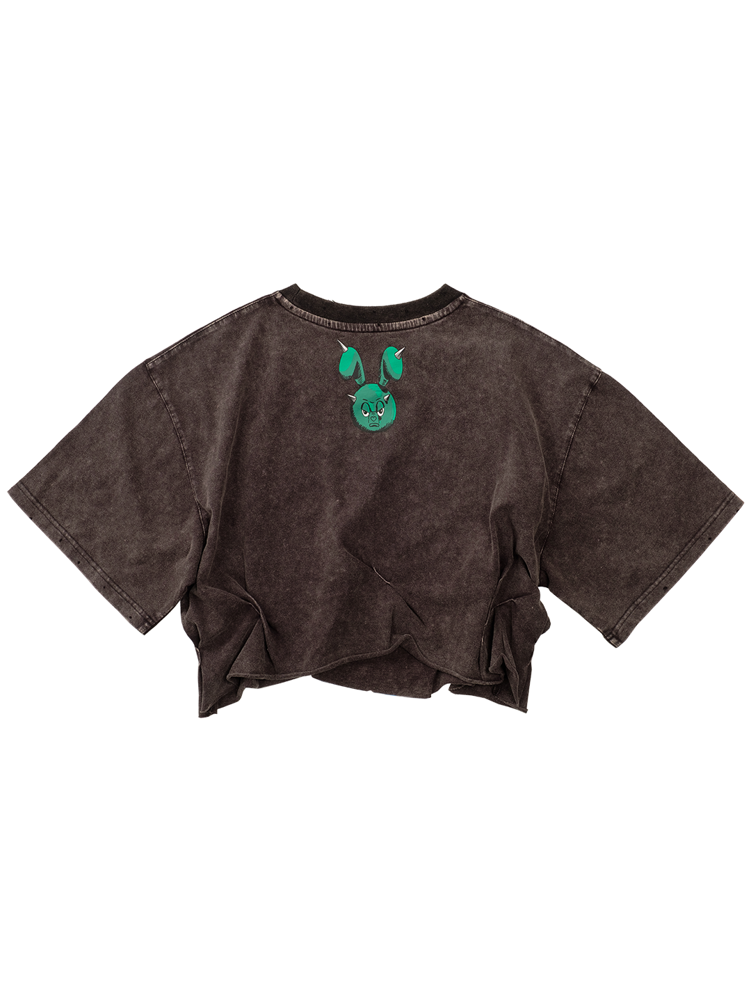 NZ Original Jeans Pleated Cropped T- Shirt