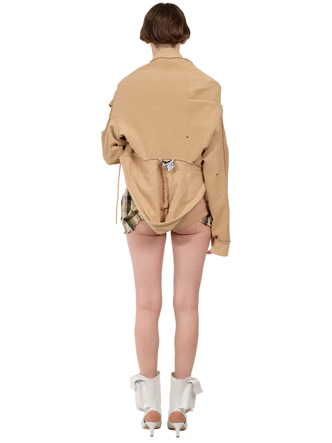 Camping Cropped Cargo Hoodie