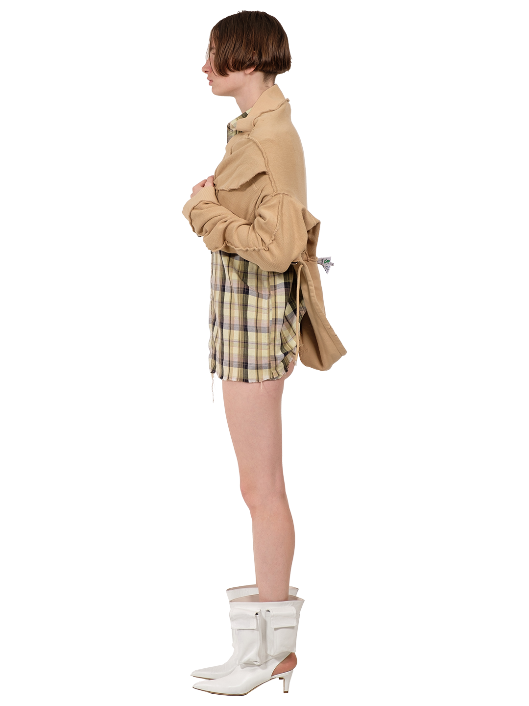 Camping Cropped Cargo Hoodie