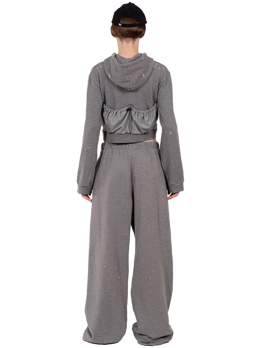 Camping Cropped Pouch Hoodie