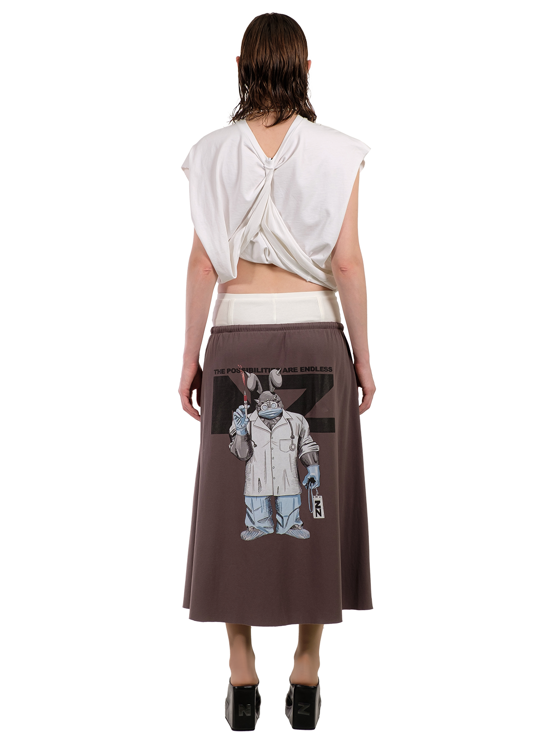 THE POSSIBILITIES ARE ENDLESS SKIRT
