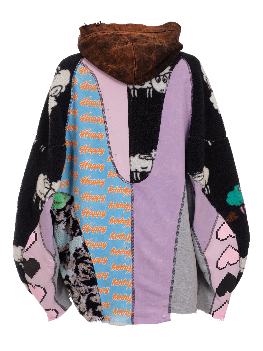 Upcycled Hoodie Jacket