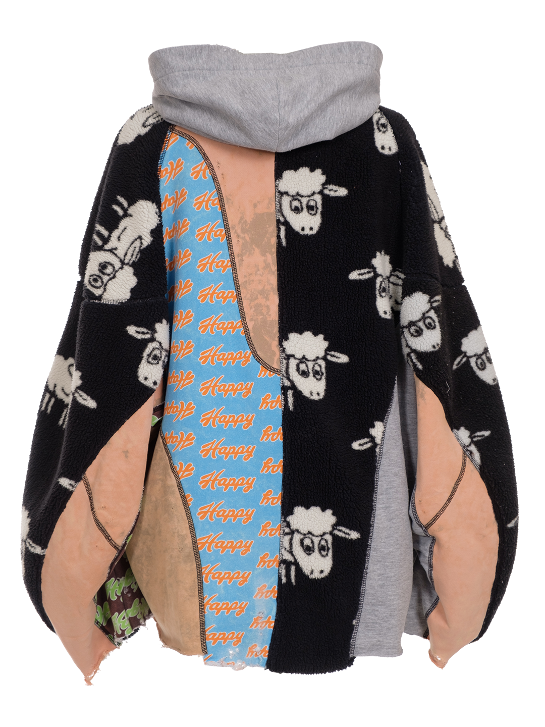 Upcycled Hoodie Jacket