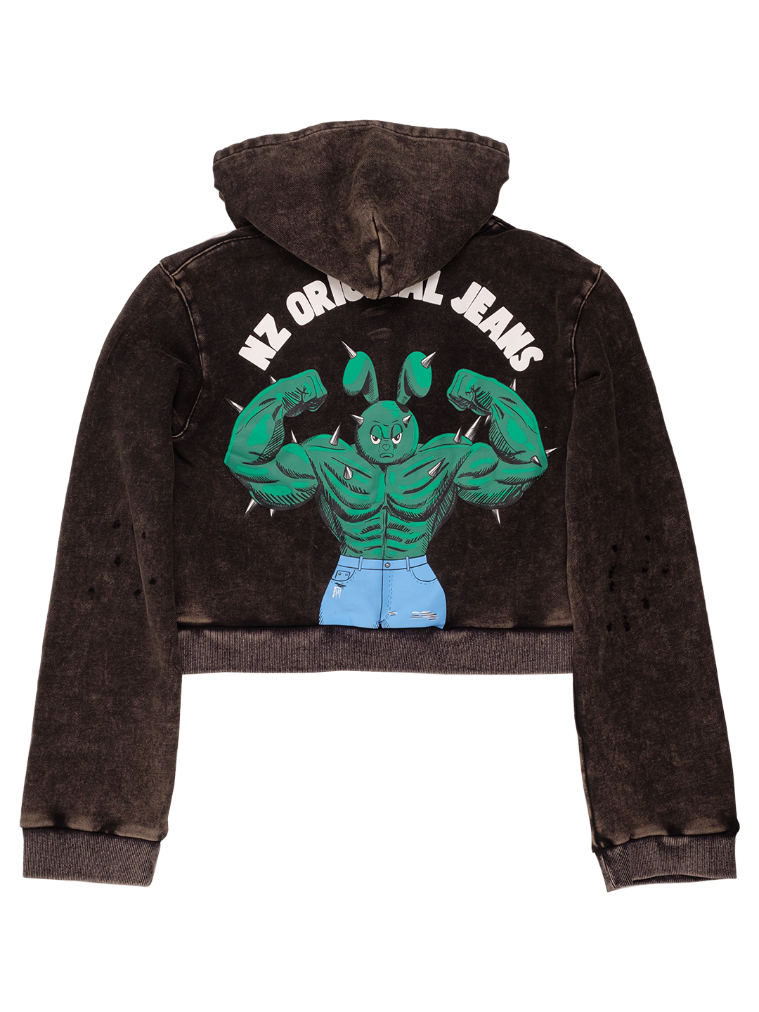 NZ Original Jeans Cropped Hoodie