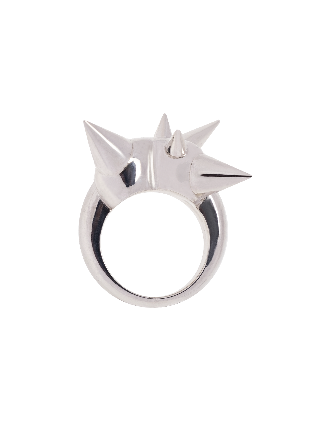 Giant Heart Spikes Small Ring