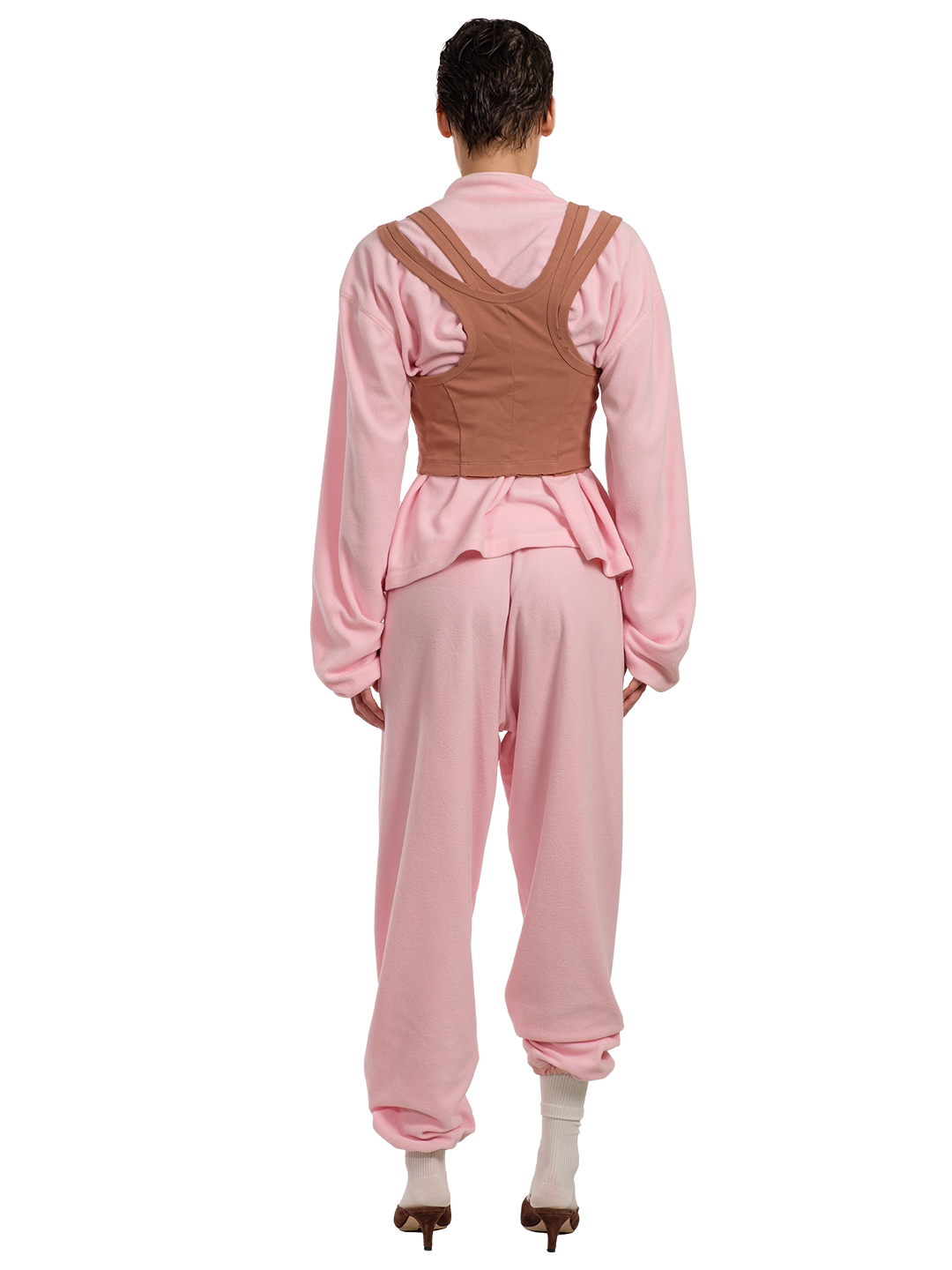ZIP TANK FLEECE SWEATSHIRT