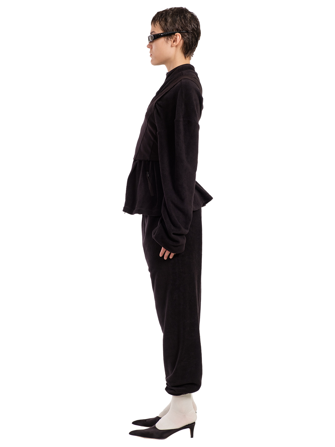 ZIP TANK FLEECE SWEATSHIRT