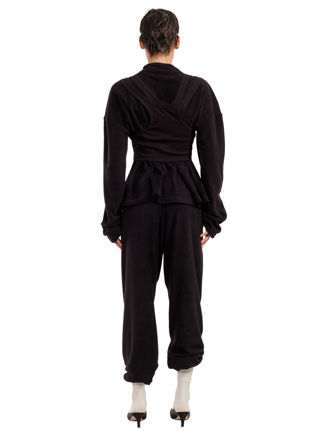 ZIP TANK FLEECE SWEATSHIRT