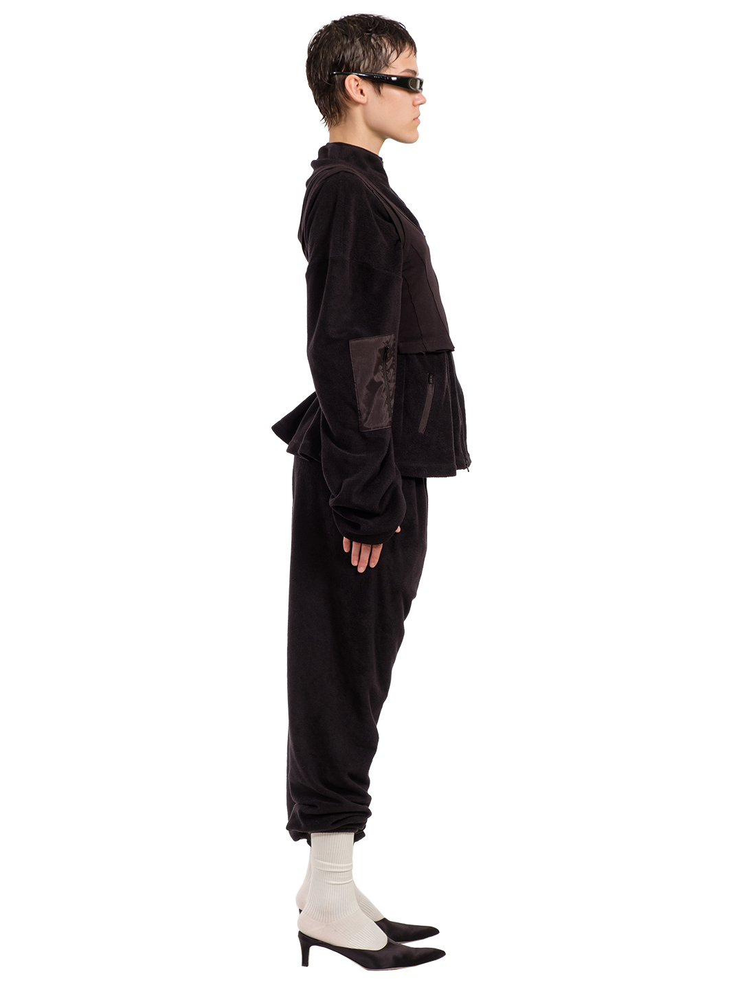 ZIP TANK FLEECE SWEATSHIRT