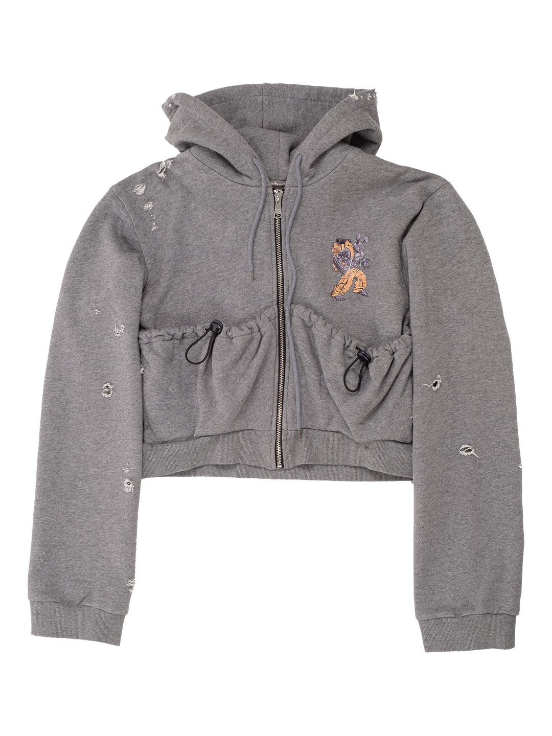 Camping Cropped Pouch Hoodie