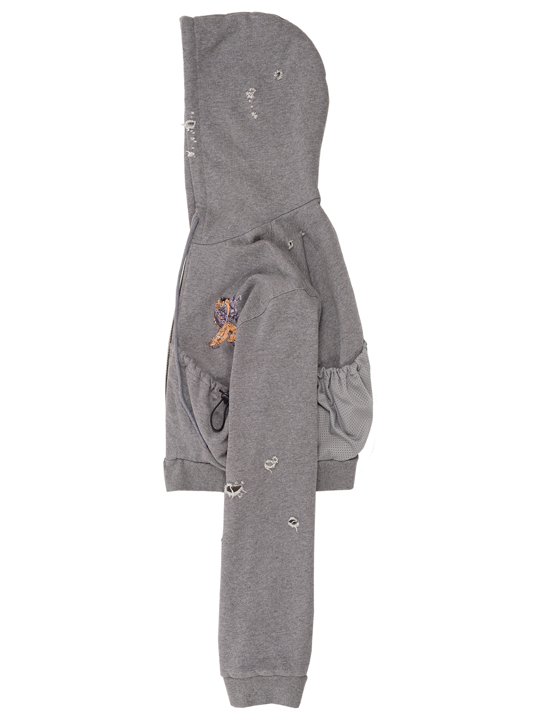 Camping Cropped Pouch Hoodie
