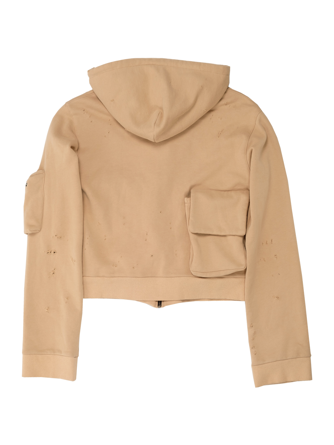Camping Cropped Cargo Hoodie