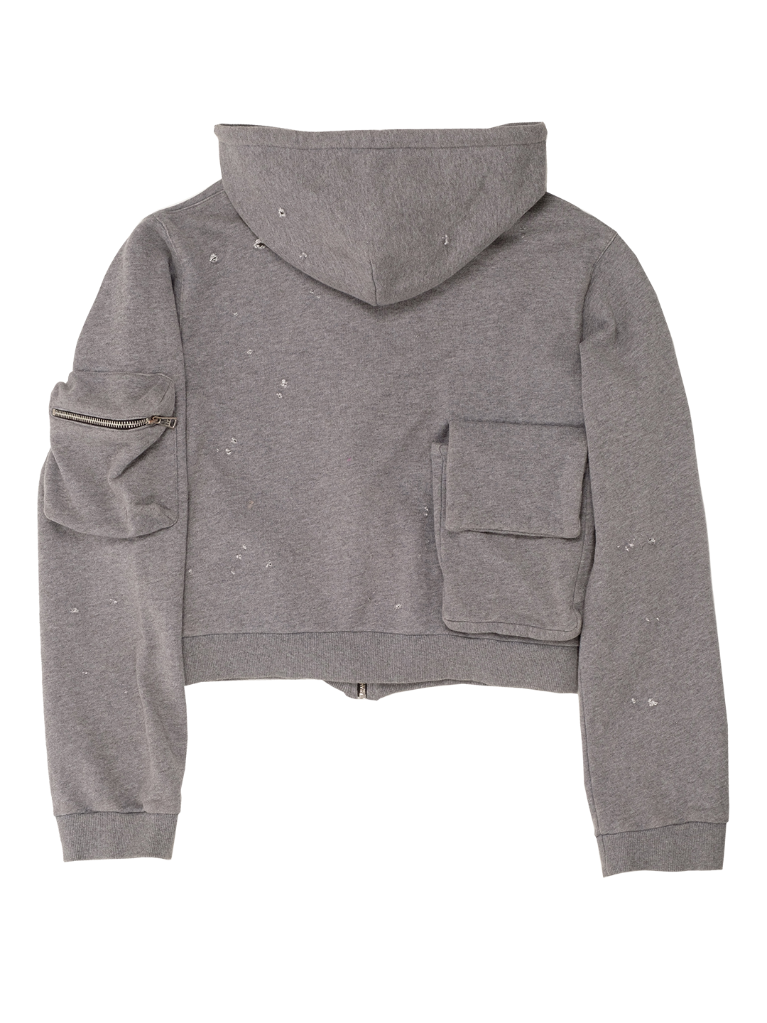 Camping Cropped Cargo Hoodie