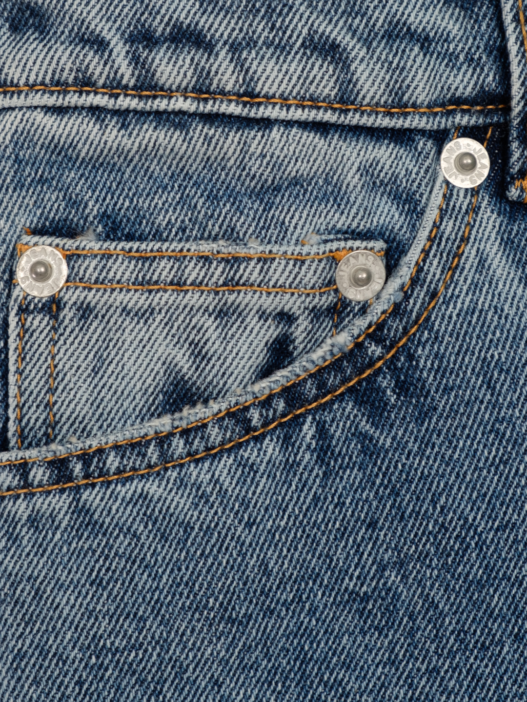 UNISEX DISTRESSED KNEES FLARED JEANS