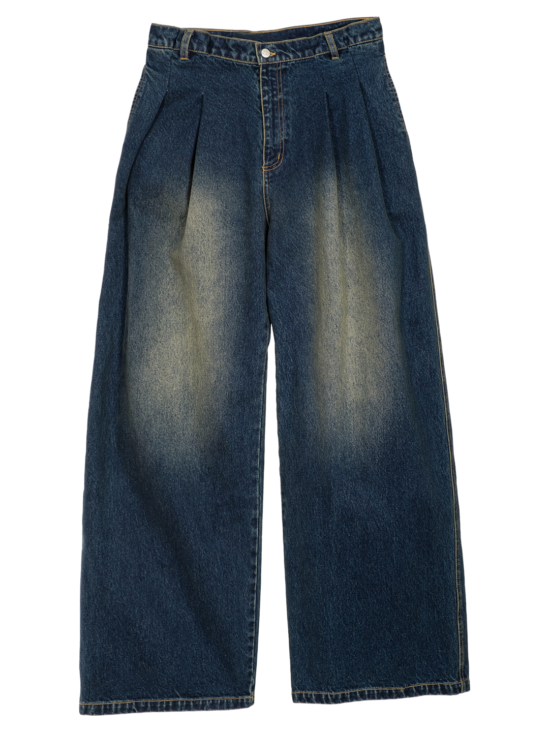 PLEATED JEANS