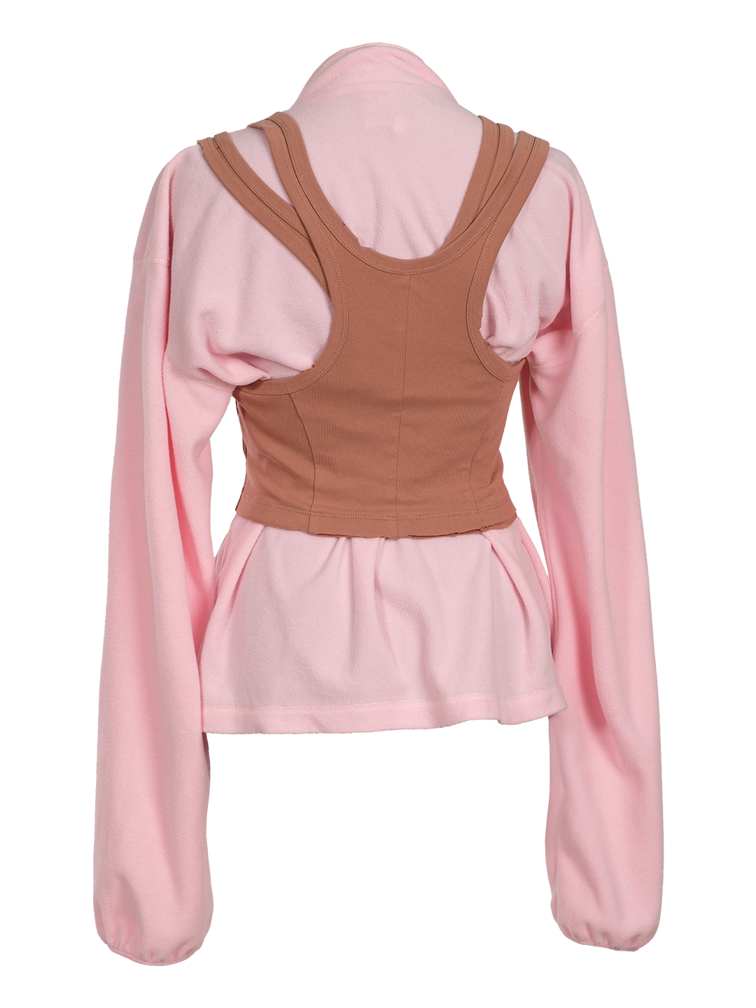 ZIP TANK FLEECE SWEATSHIRT