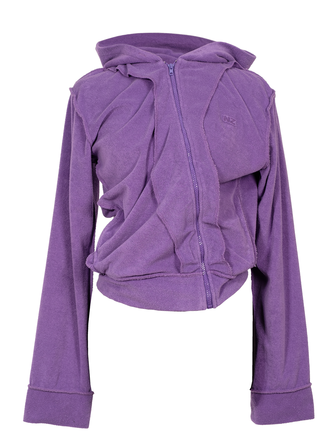 LILAC HOODED JACKET