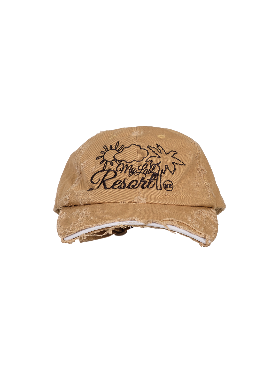 MY LAST RESORT BASEBALL HAT
