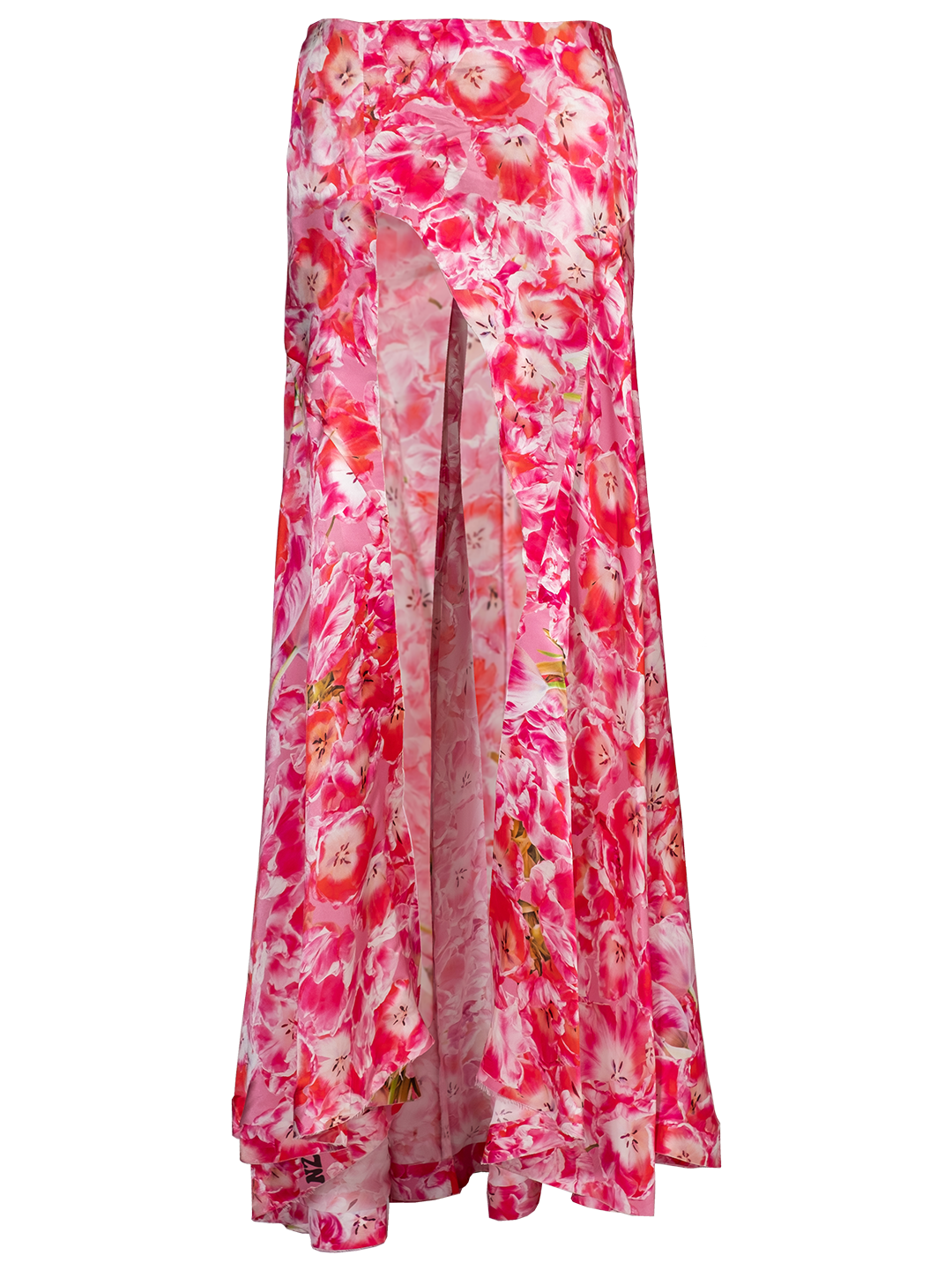 Tulip-print Maxi Skirt