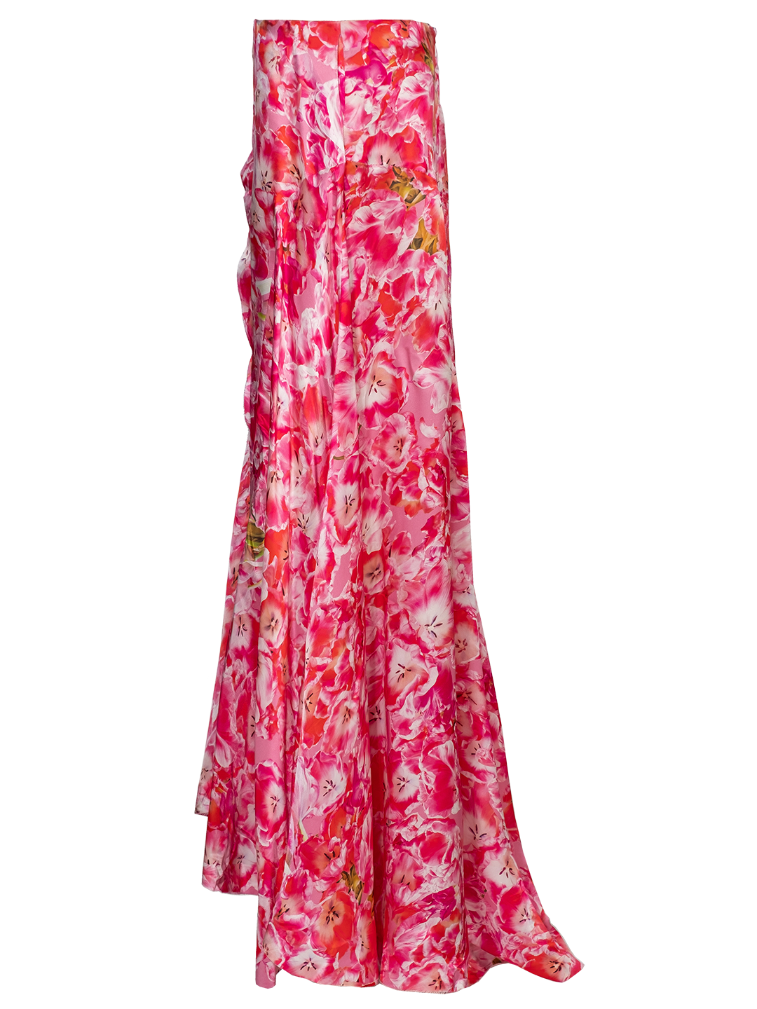 Tulip-print Maxi Skirt