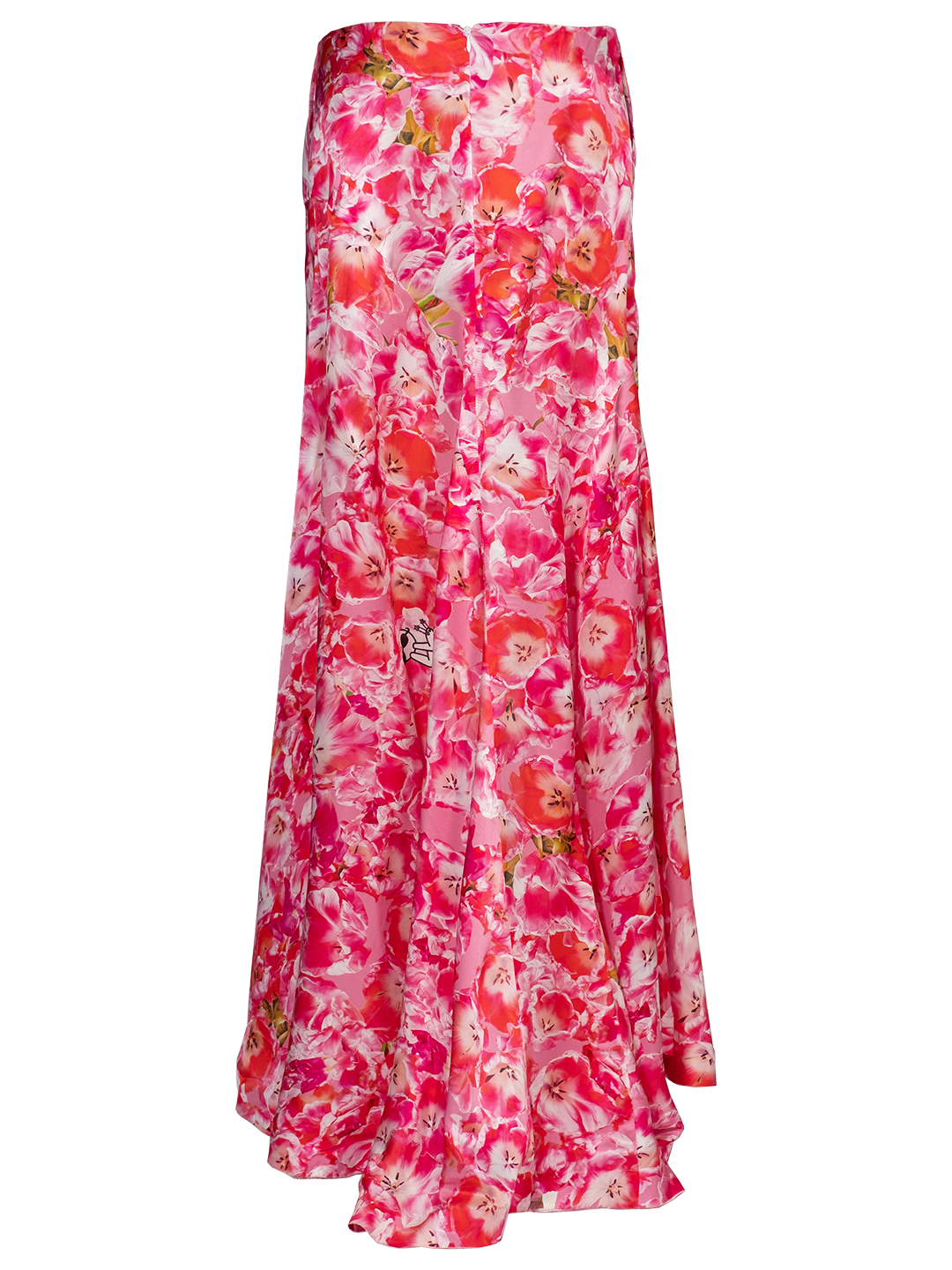 Tulip-print Maxi Skirt