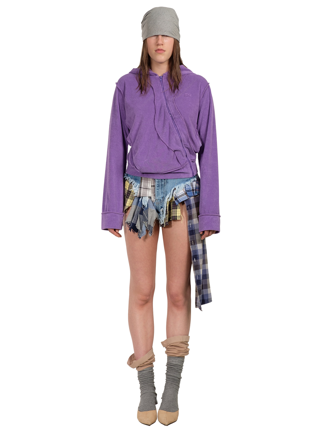 LILAC HOODED JACKET