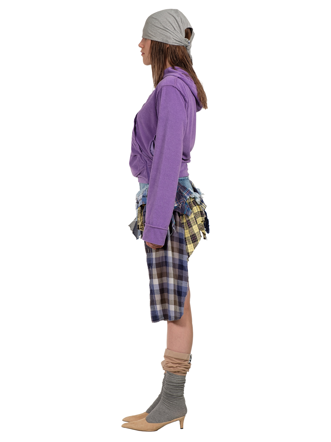 LILAC HOODED JACKET