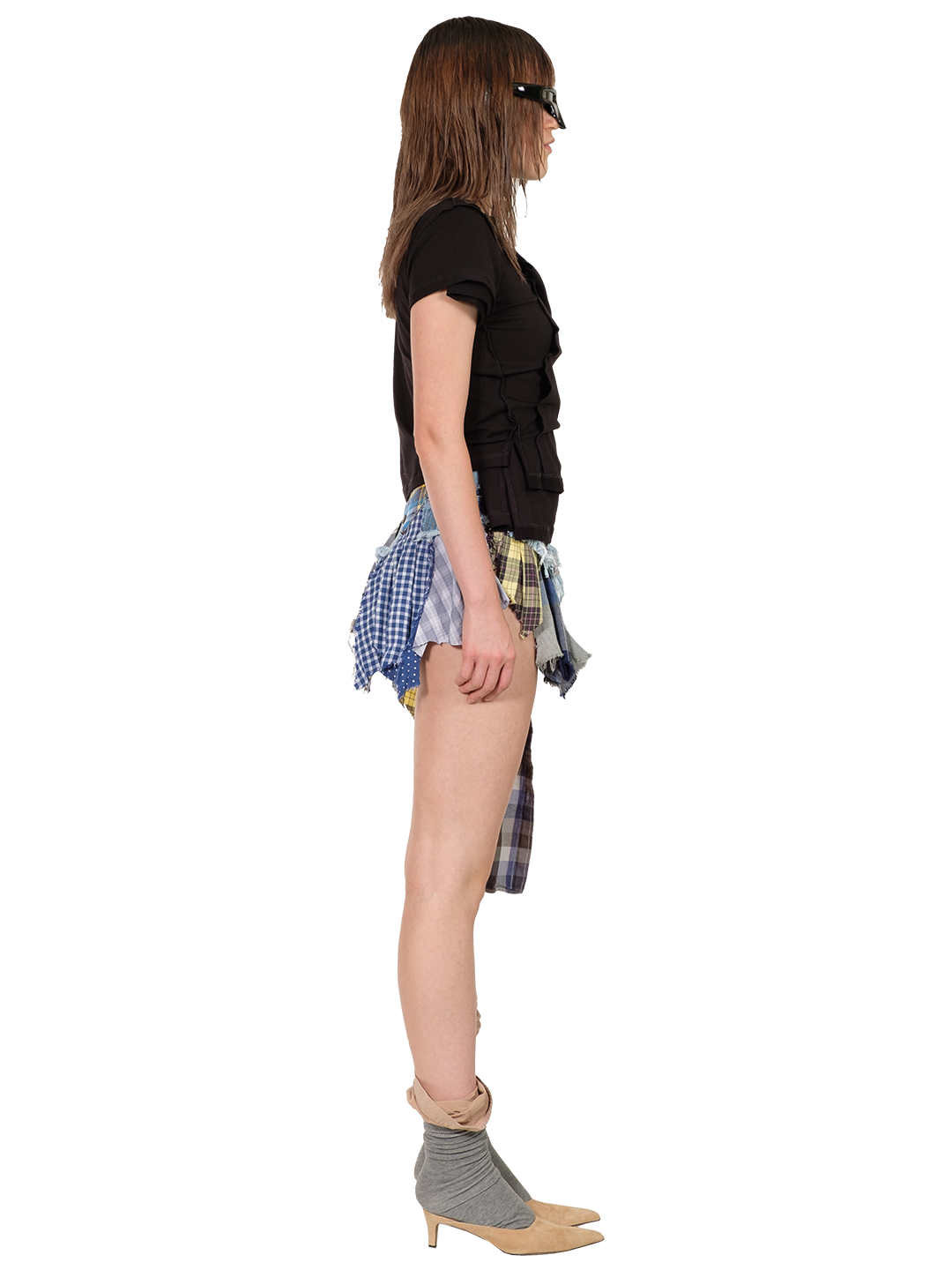 SUSTAINABLE UPCYCLED FABRIC ONE OF A KIND SKIRT