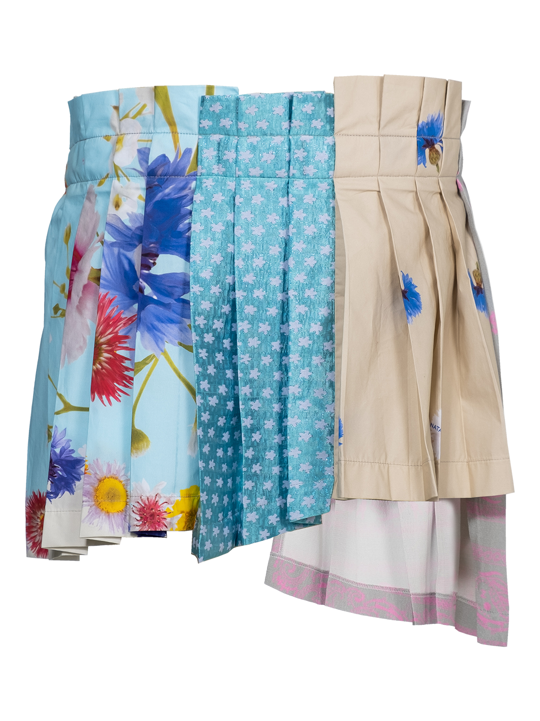 Upcycled Pleated Skirt