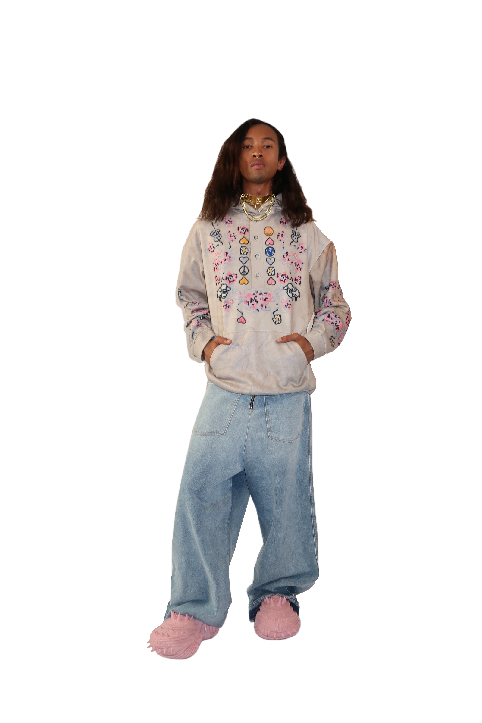 Embroidered Hoodie