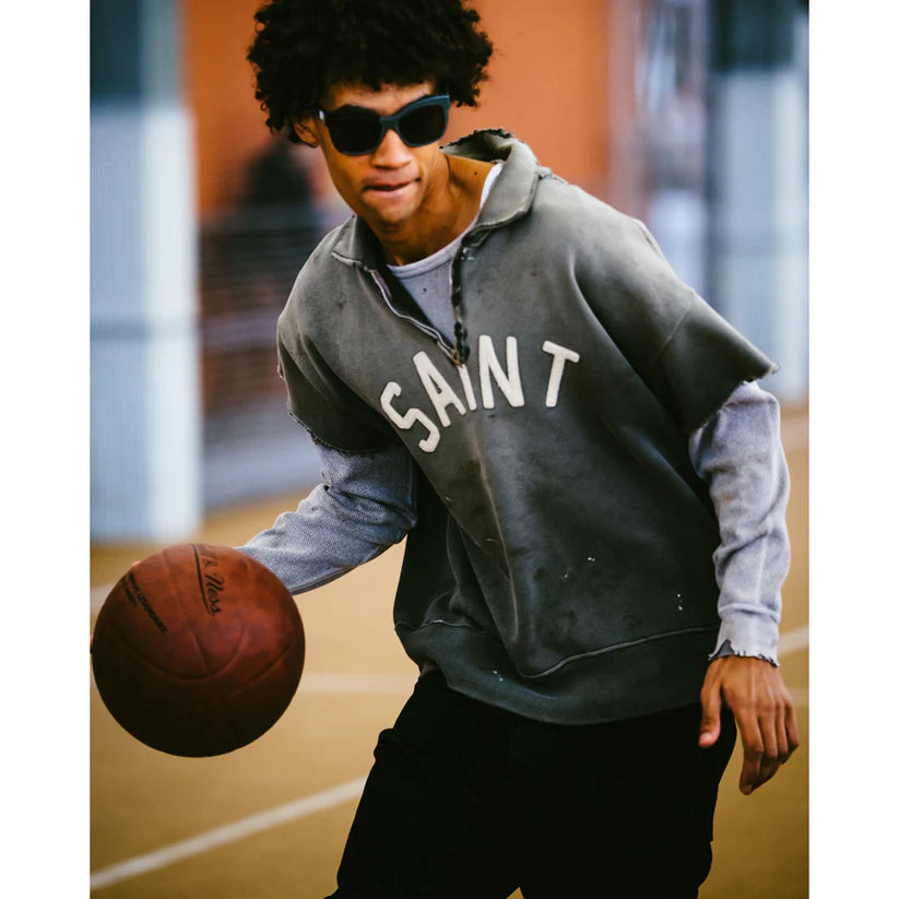 SAINT MXXXXXX SS HALF ZIP SWEAT/SAINT