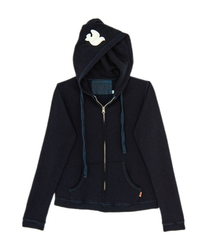 FREE CITY SUPERFLUFF LUX ZIP HOODIE DEEP SPACE