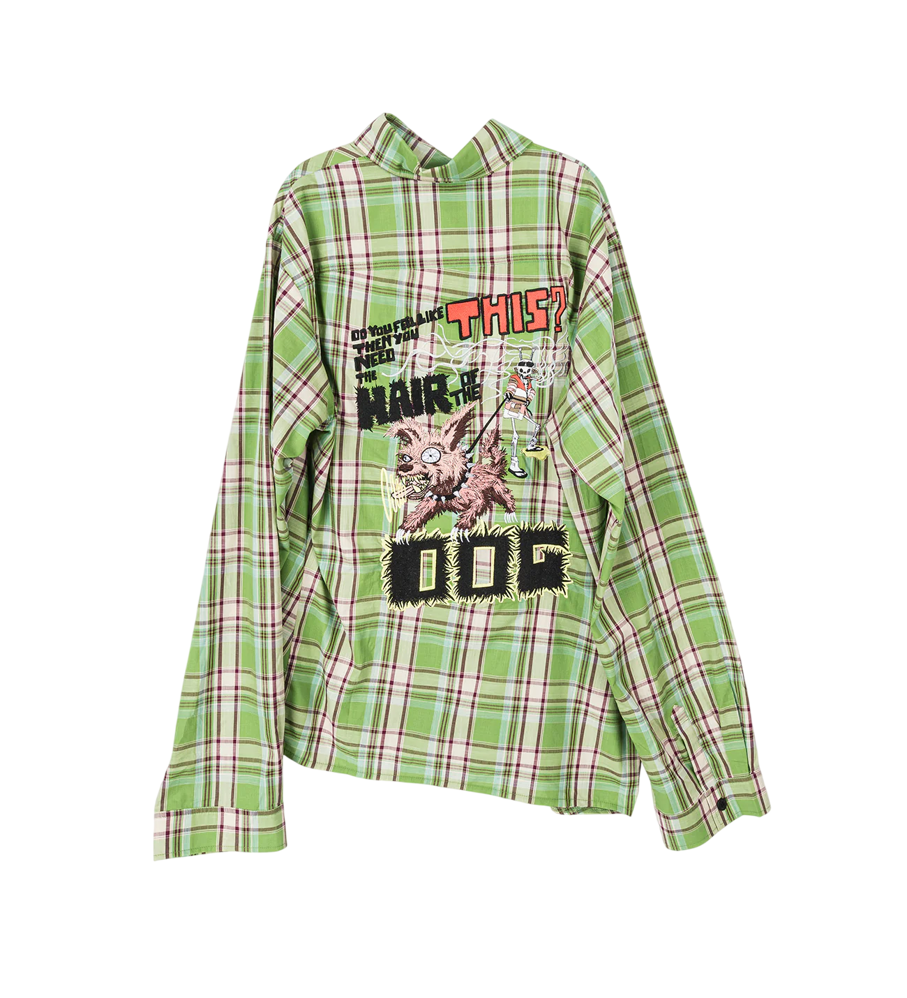 HAIR OF THE DOG SHIRT PRINT ON THE BACK