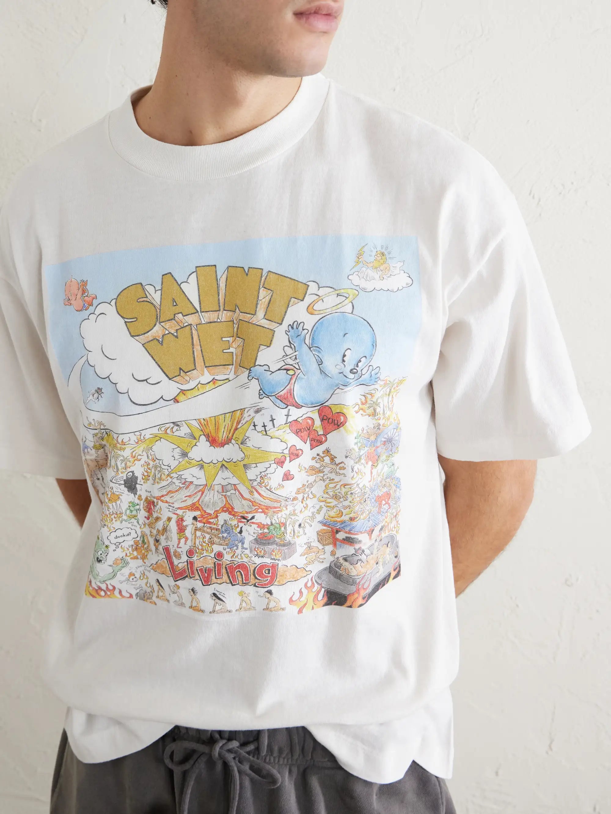 SAINT MXXXXXX SS T-SHIRT/SAINT WET