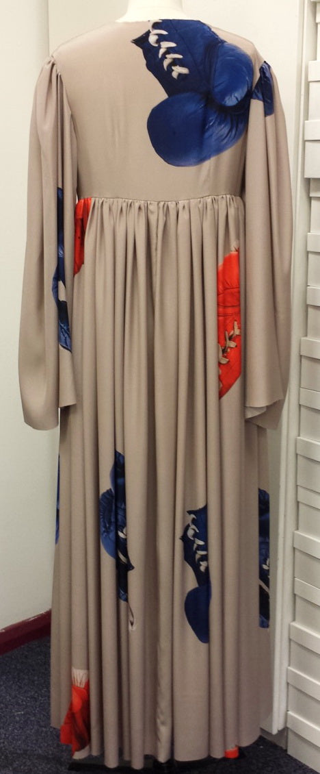 "Gloves" Silk Maxi Kaftan