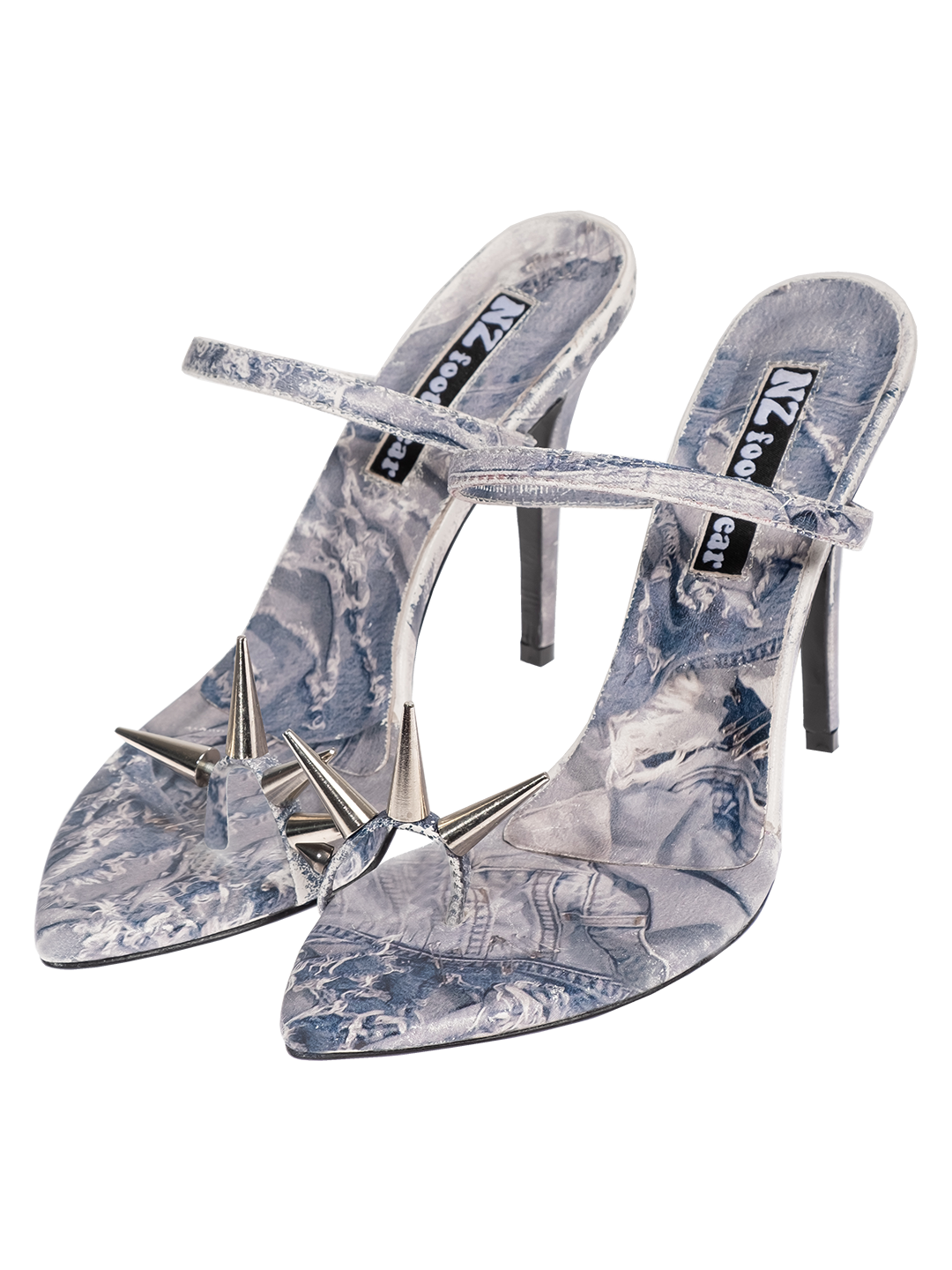 Jeans Spike Heels