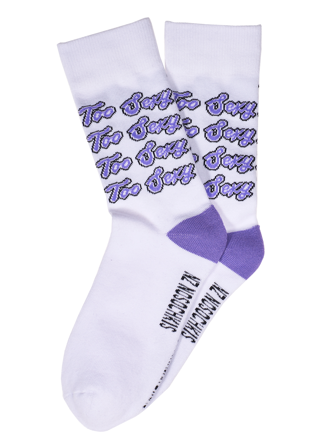 Too Sexy-print Socks /3 Pairs/