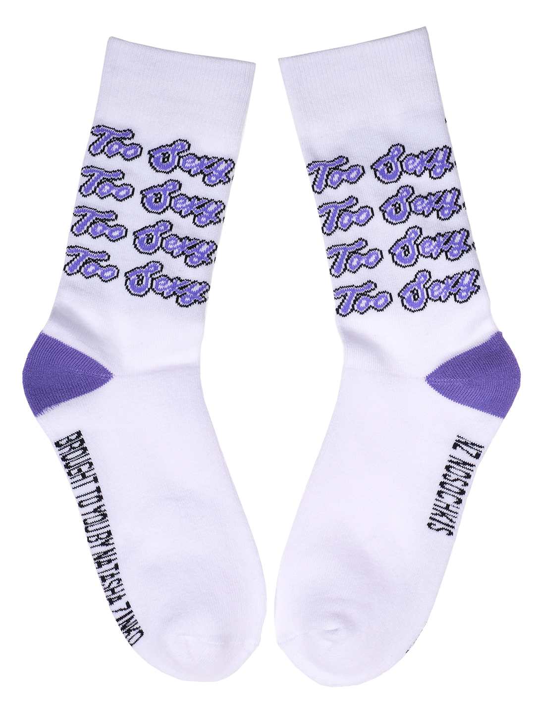 Too Sexy-print Socks /3 Pairs/
